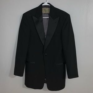 Perry Ellis Black Padded Blazer